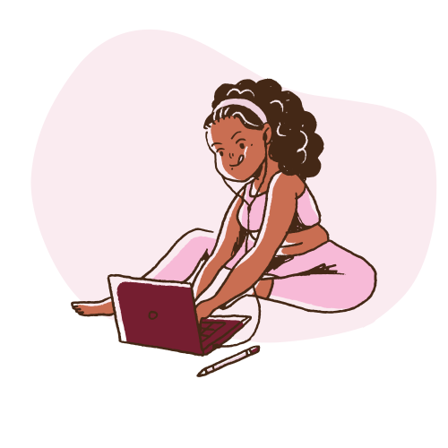 Girlworkingon computer (1)